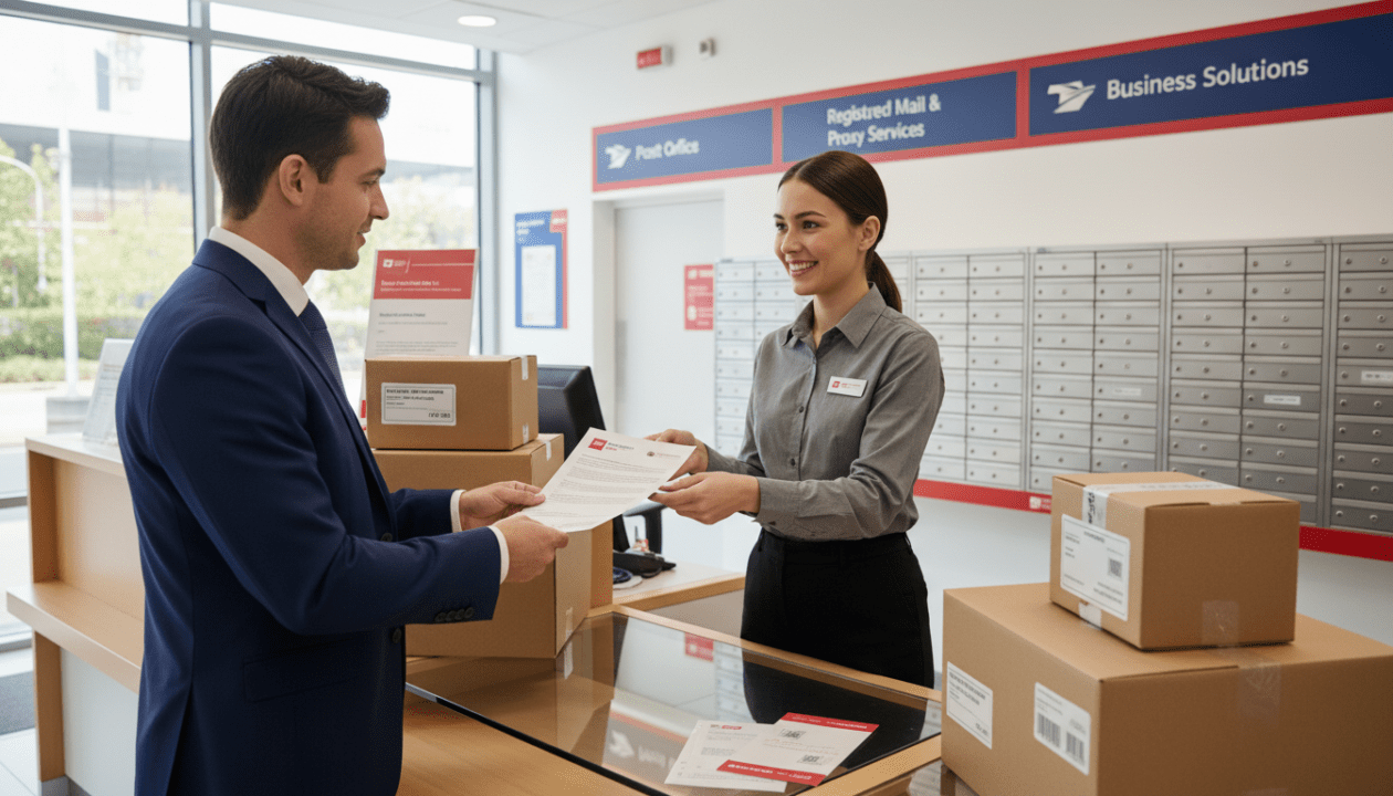 téléchargez un modèle de procuration postale pour entreprise afin de récupérer facilement vos recommandés et colis en toute sécurité.