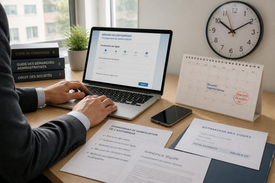découvrez les étapes clés pour changer la domiciliation de votre entreprise, les coûts associés et les délais à prévoir pour une transition réussie.